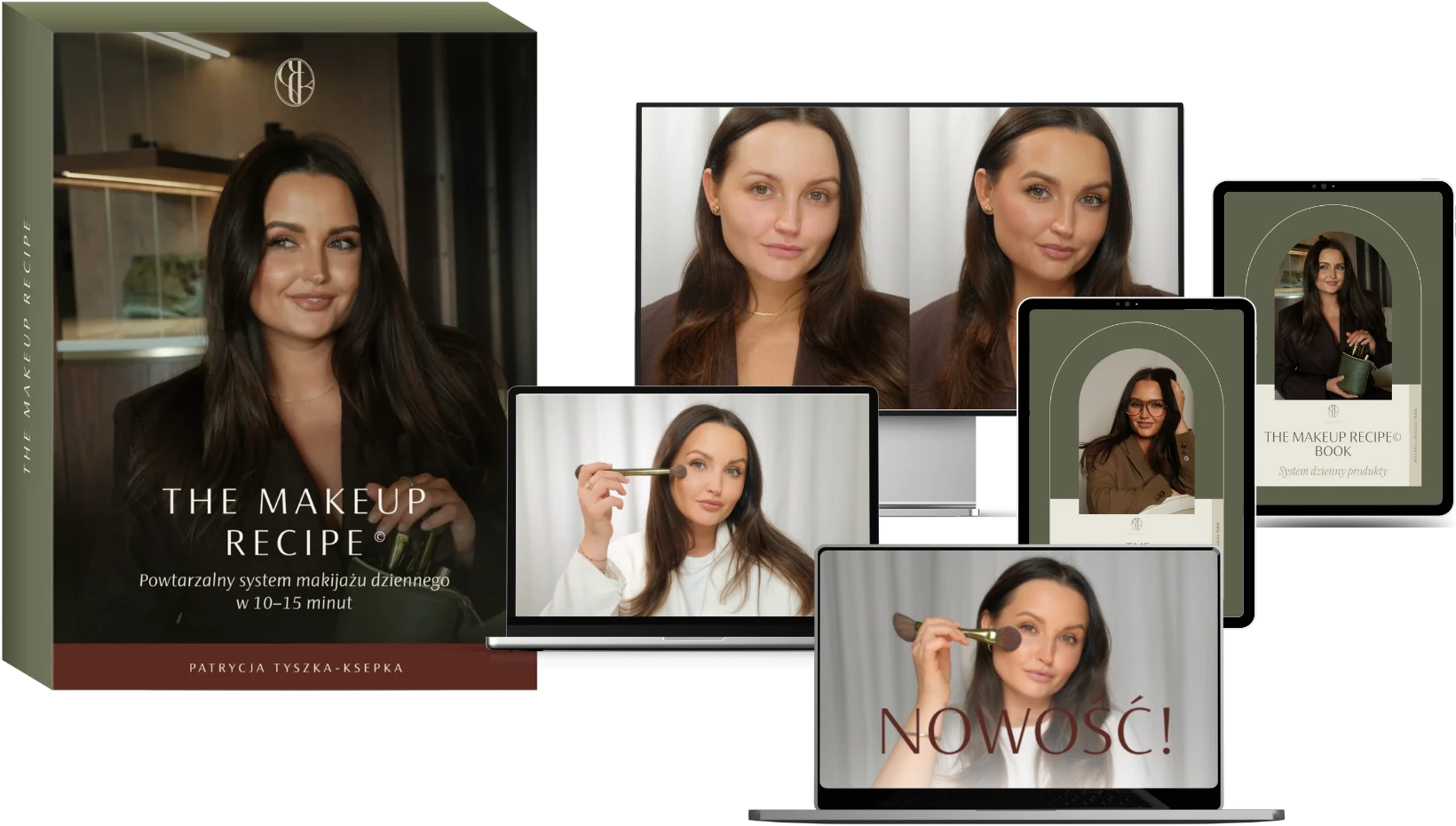 The Makeup Recipe: box kursu, ebooki, lekcje wideo na ekranach i nowa lekcja dla minimalistek